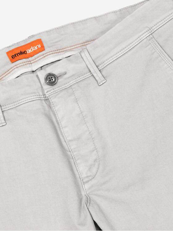 emilio adani Herren Chino slim fit Grau 37552