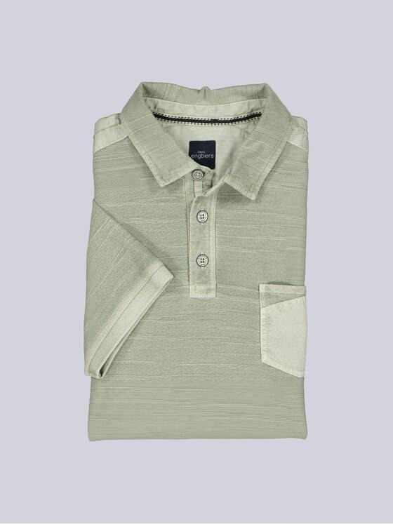 engbers Herren Polo-Shirt meliert Grün 38453