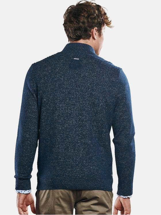 engbers Herren Lässige Strickjacke Petrolblau 30821