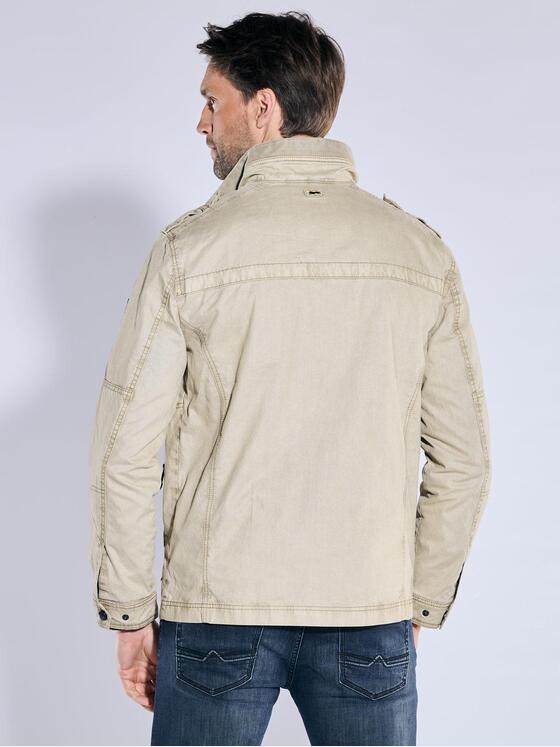 engbers Herren Jacke mit Kontrastdetails Beige 38373