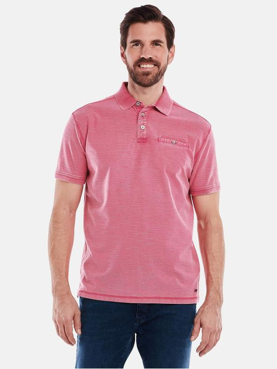 engbers Herren Polo-Shirt regular Pink 35054