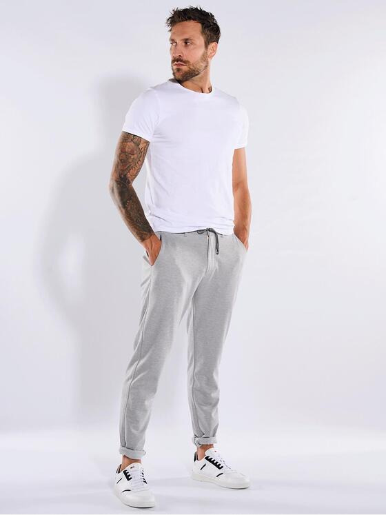 emilio adani Herren Joggpant slim fit Grau 36997