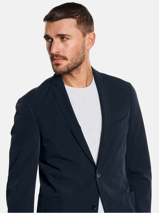 emilio adani Herren Anzug-Sakko slim fit Blau 32743