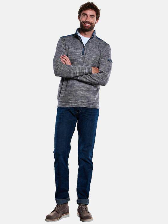 engbers Herren Sweatshirt meliert Grau 33391