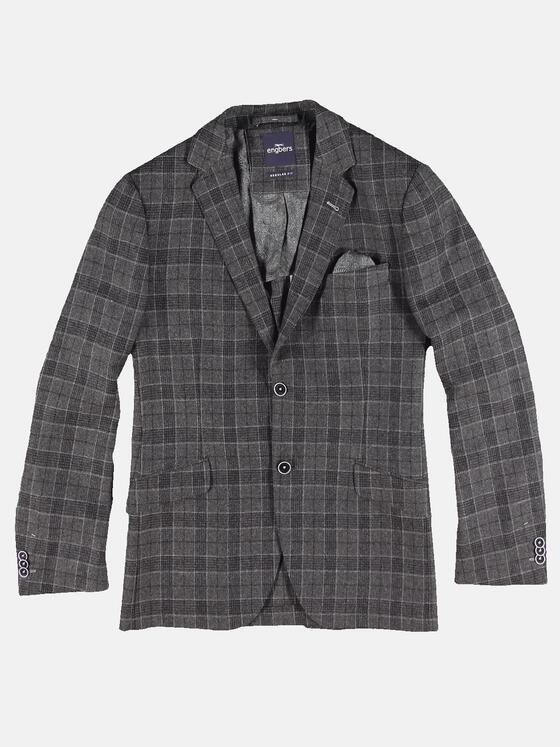 engbers Herren Kariertes Sakko Anthrazit 30237