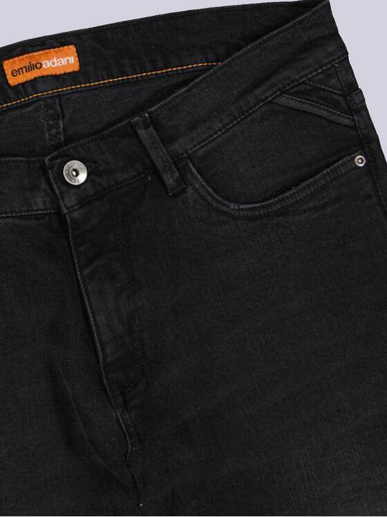 emilio adani Herren Super-Stretch-Jeans slim fit Schwarz 36131