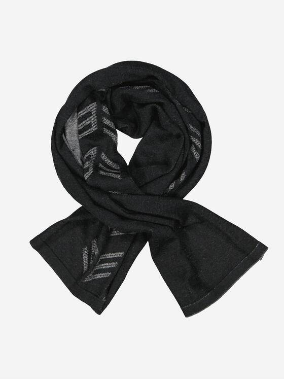 ENGBERS GERMANY Herren Schal mit Merinowolleanteil Anthrazit 38141