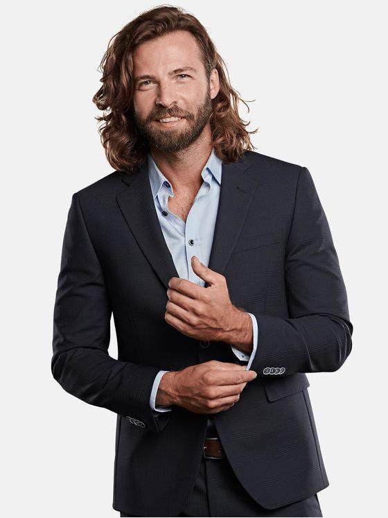 emilio adani Herren smartes Business-Sakko Blau 29020