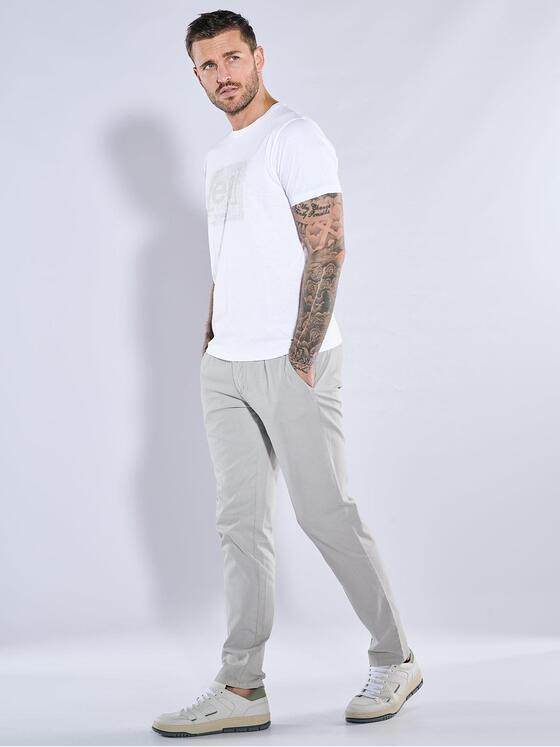 emilio adani Herren T-Shirt regular Weiß 38322