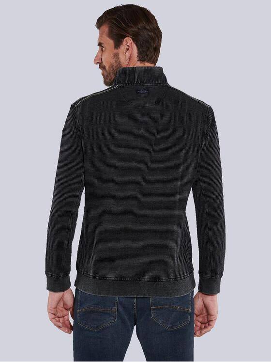 engbers Herren Sweatshirt Stehbund Schwarz 35673