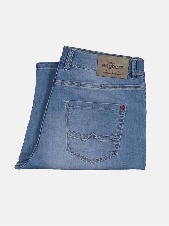 engbers Herren Bermuda aus leichtem Denim Hellblau 33196