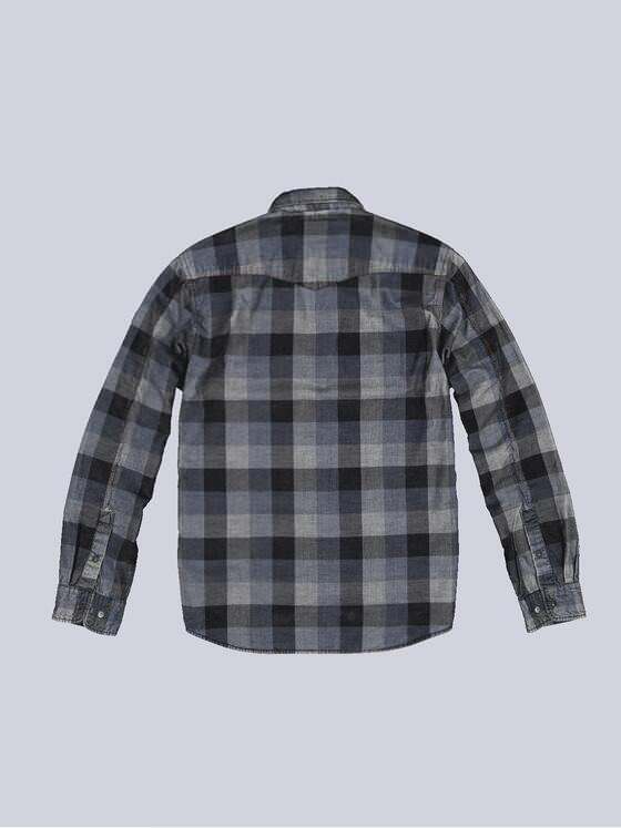 engbers Herren Langarm-Hemd aus Baby-Cord Brilliantblau 33672