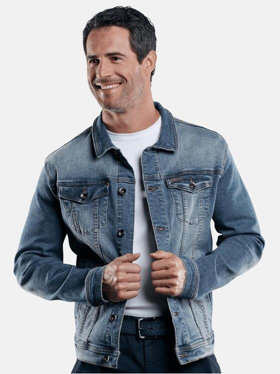 engbers Herren Jeansjacke Blau 29047