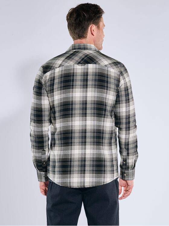 engbers Herren Langarm-Hemd gemustert Saphirblau 39639