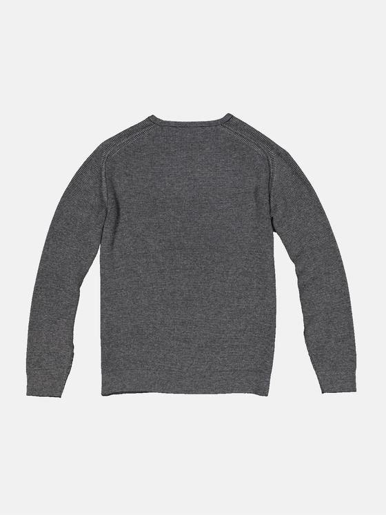 emilio adani Herren Pullover mit Kaschmiranteil Schwarz 33924