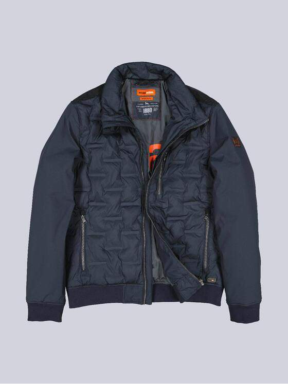 emilio adani Herren Steppjacke regular Blau 39089