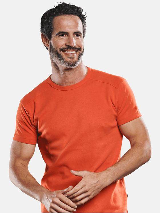 engbers Herren Souveränes Basic T-Shirt aus der "My Favorite" Kollektion Orange 30293