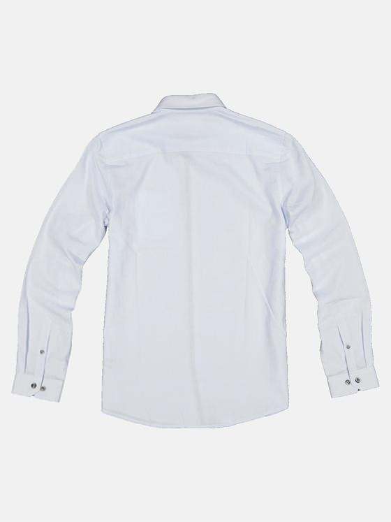 emilio adani Herren Langarm-Hemd uni Blau 32058