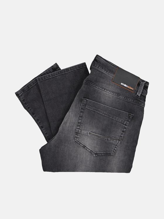 emilio adani Herren Jeans Slim Fit Super-Stretch Grau 33324