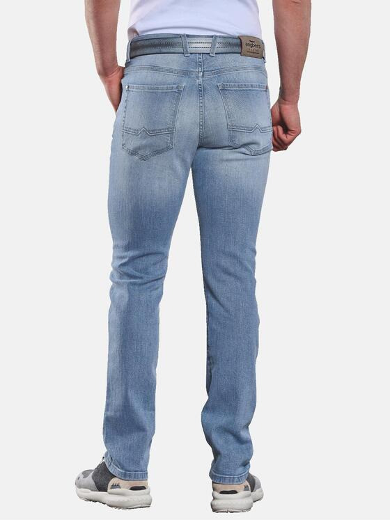 engbers Herren Jeans 5-Pocket Superstretch Hellblau 33151