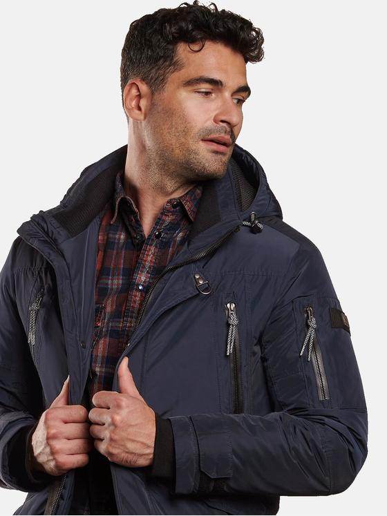 engbers Herren Longjacket sportiv Saphirblau 32303