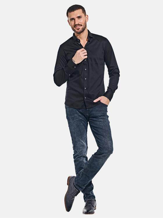 emilio adani Herren Hemd aus der "My Favorite" Kollektion Schwarz 32987