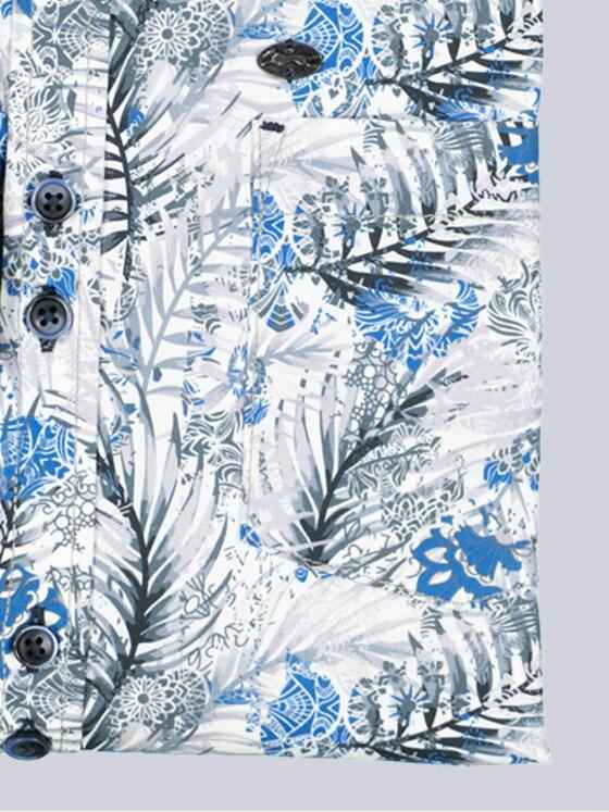 engbers Herren Langarm-Hemd slim fit Royalblau 38289