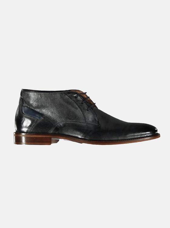 emilio adani Herren Stiefelette aus softem Rindsleder Blau 29108