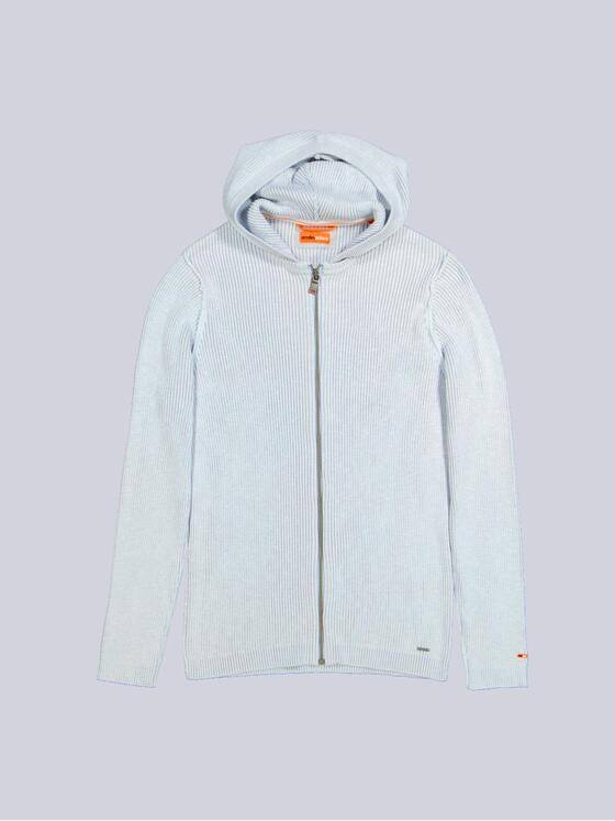 emilio adani Herren Cardigan strukturiert Grau 36704