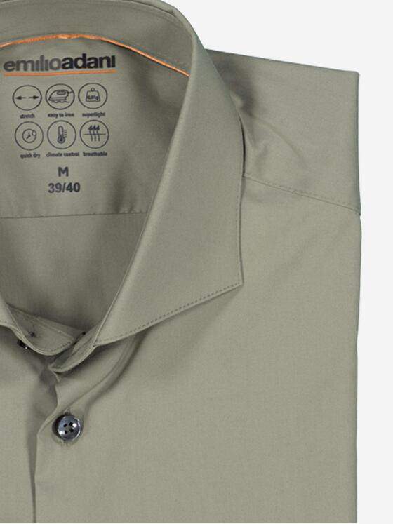 emilio adani Herren Performance Hemd "My Favorite" Grün 38002