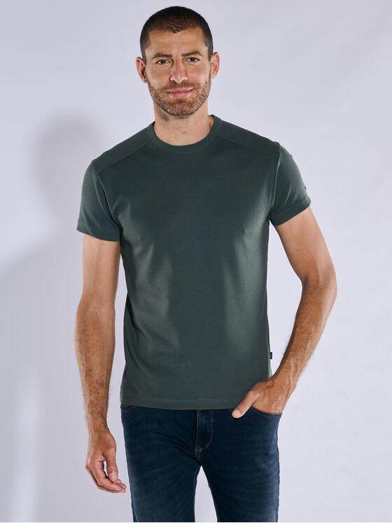 engbers Herren Basic-Shirt "My Favorite" organic Türkis 37300