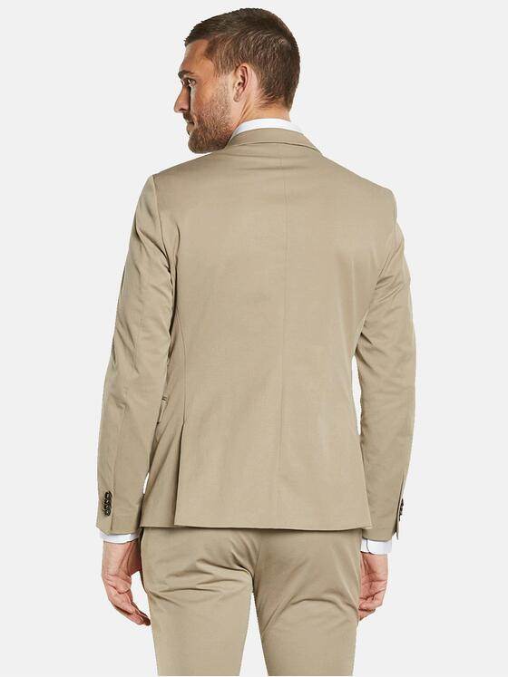 emilio adani Herren Anzug-Sakko Slim fit Beige 34593