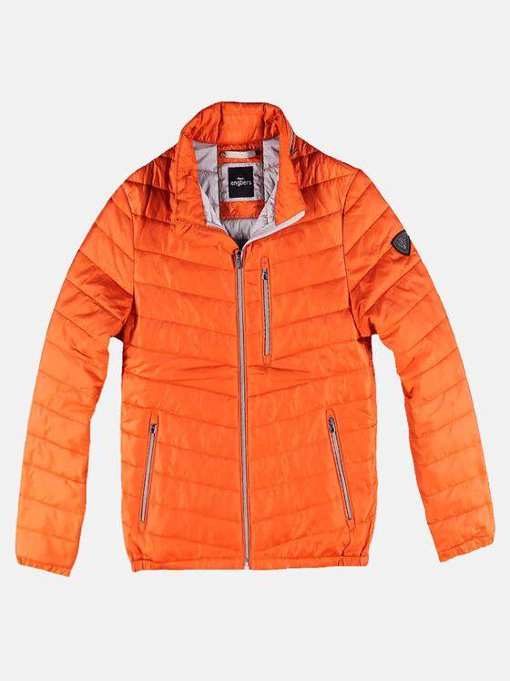 engbers Herren Sportive Steppjacke in Trendfarbe Dunkelorange 31031
