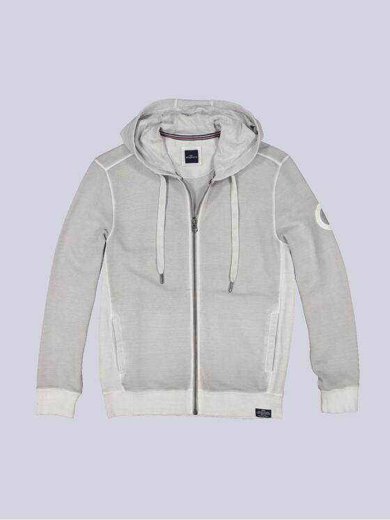 engbers Herren Sweatjacke mit Kapuze Silbergrau 36065