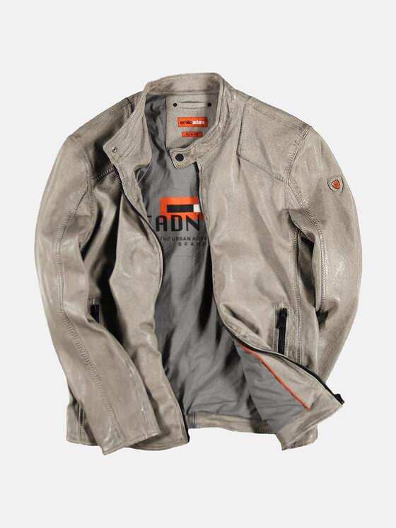 emilio adani Herren Sportive Bikerjacke Beige 29139