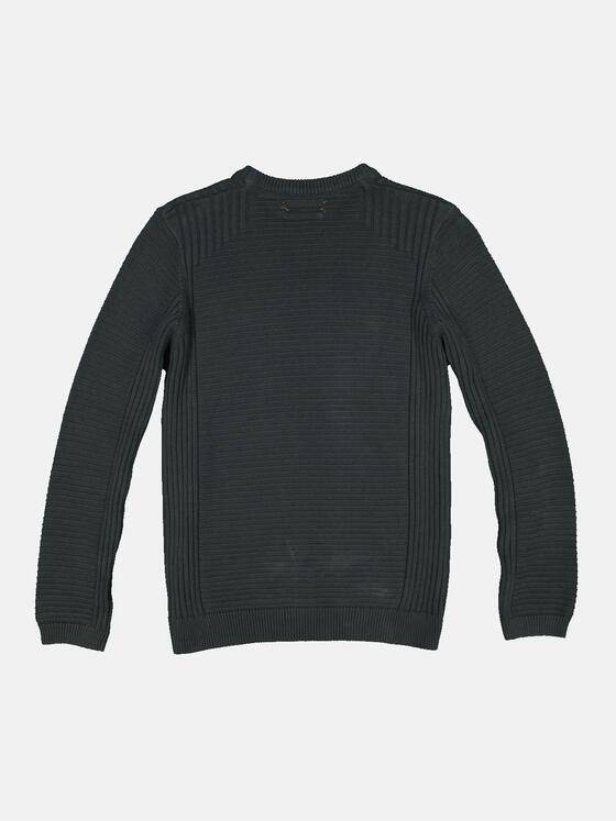 emilio adani Herren Pullover strukturiert Türkis 33692