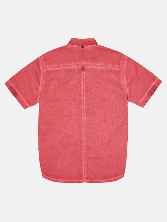 engbers Herren Kurzarm-Hemd uni Feuerrot 33041