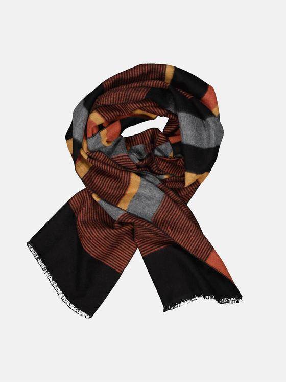 engbers Herren Schal gemustert Rostorange 33898