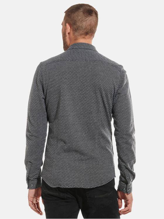 emilio adani Herren Hemd langarm Schwarz 31868