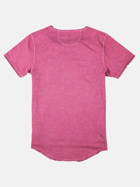 emilio adani Herren Rundhals T-Shirt Violett 27710