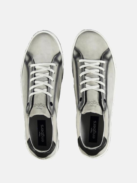 engbers Herren Sneaker aus softem Nubukleder Grau 29400
