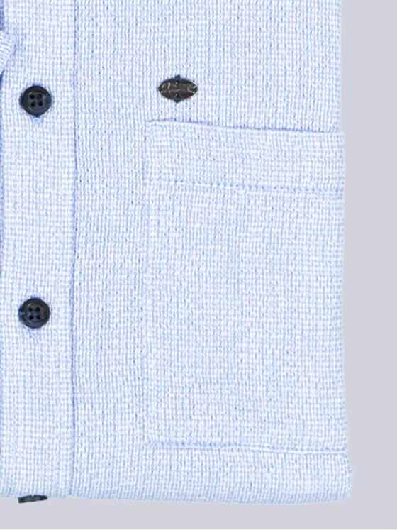 engbers Herren Kurzarm-Hemd uni Hellblau 38905