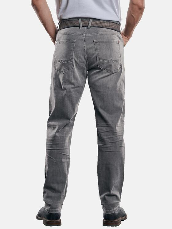 engbers Herren Jeans mit coolen Knittereffekten Dunkelgrau 30214