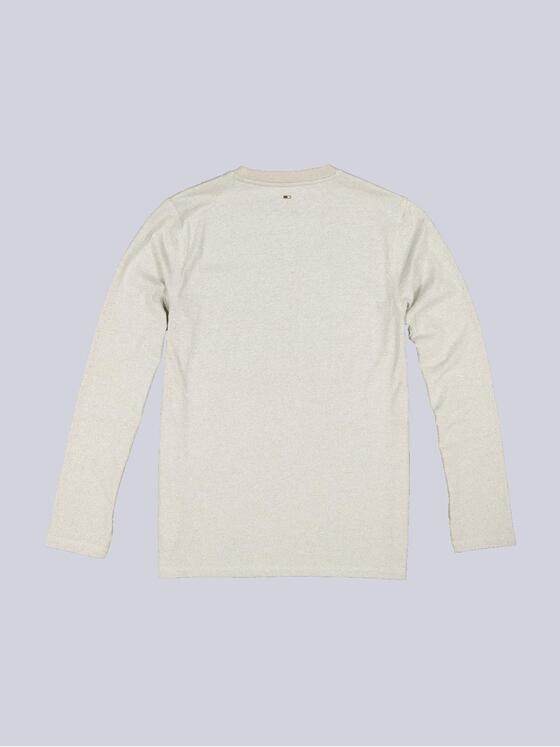emilio adani Herren Langarm-Shirt uni Beige 36109