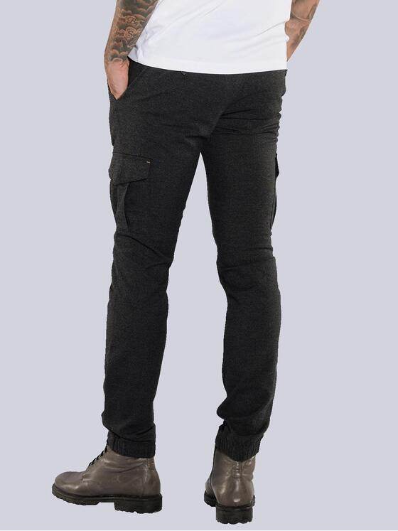 emilio adani Herren Cargohose regular Grau 35536