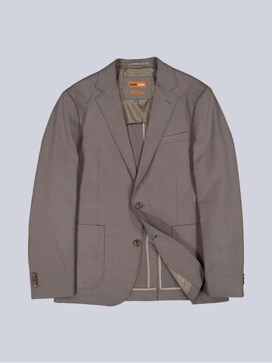 emilio adani Herren Anzugsakko slim fit Braunbeige 40136