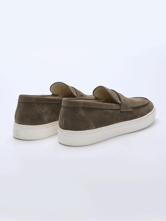 emilio adani Herren Sneaker aus Leder Grün 36574