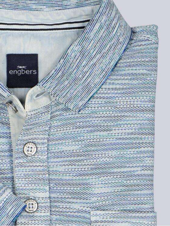 engbers Herren Polo-Shirt regular Silbergrau 38309