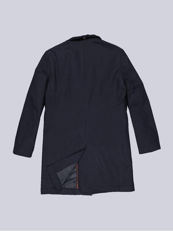 emilio adani Herren Mantel aus Baumwolle Blau 32247