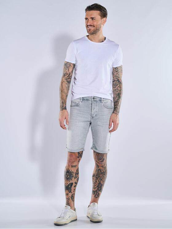 emilio adani Herren Jeans-Shorts regular Grau 39049